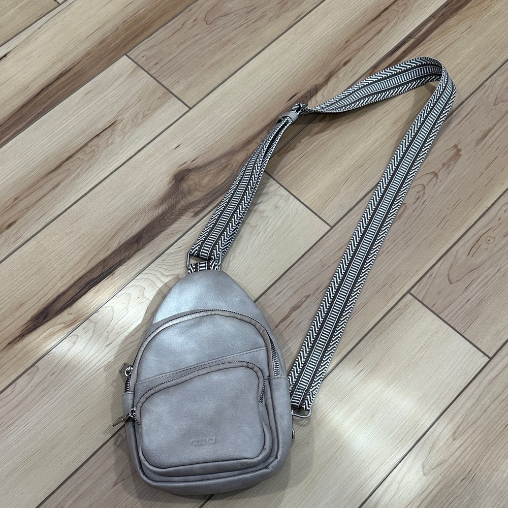 Chic Silver Crossbody Bag